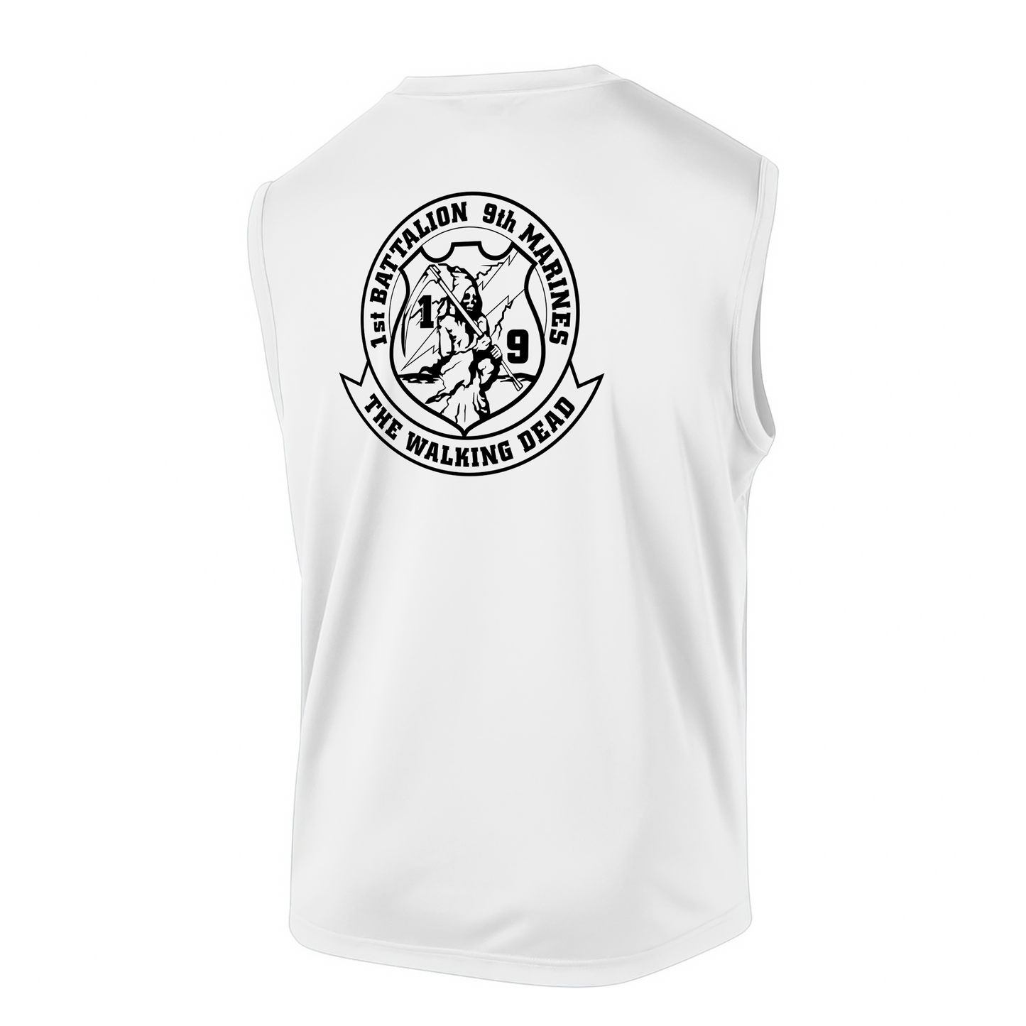 1st Battalion 9th Marines Unit "The Walking Dead" DRIFIT Sleeveless, Tank, Sleeveless Hoodie