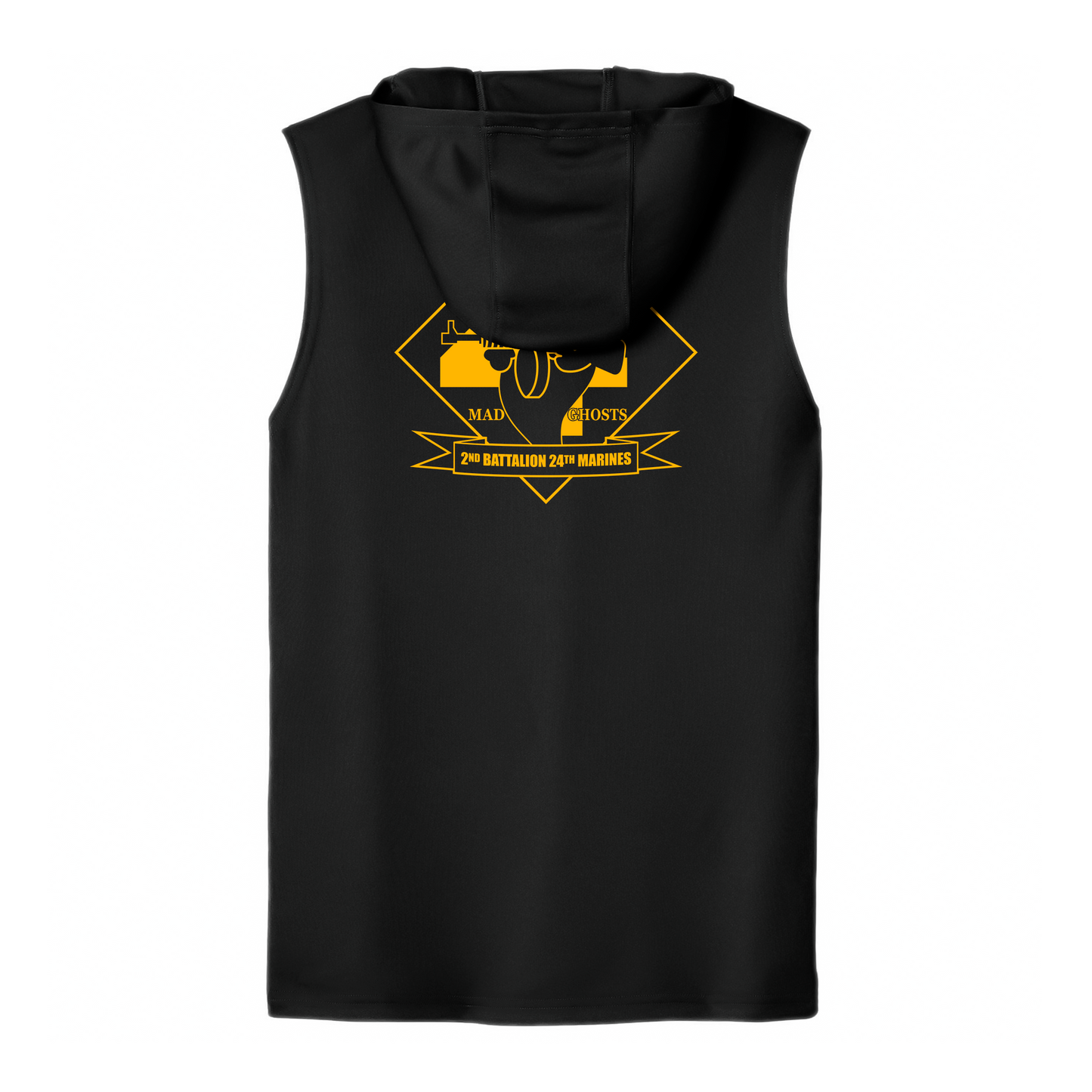 2nd Battalion 24th Marines ¨The Mad Ghosts¨#2 DRIFIT Sleeveless, Tank, Sleeveless Hoodie