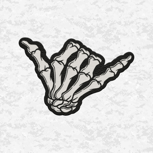 Tactical Shaka | Hang Tough | Leather Patch | Velcro Backed