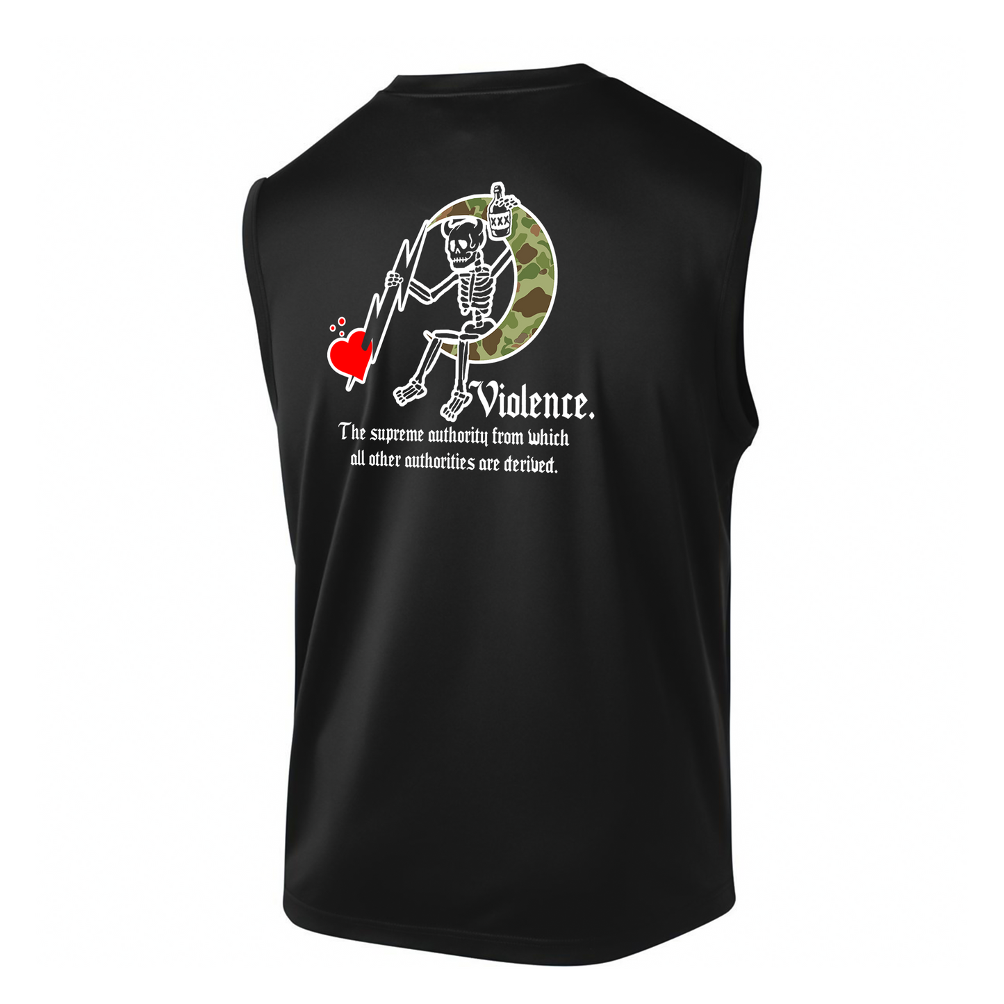 ANGLICO Violence, Dri-FIT Sleeveless, Tank, Sleeveless Hoodie