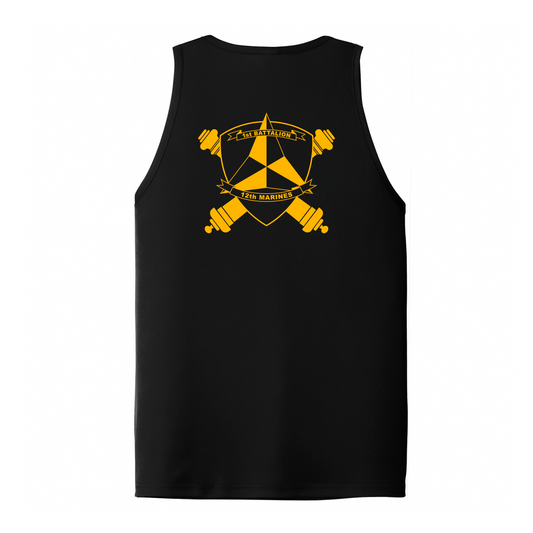 1st Battalion 12th Marines Unit "Spartans" | DRIFIT Sleeveless, Tank, Sleeveless Hoodie