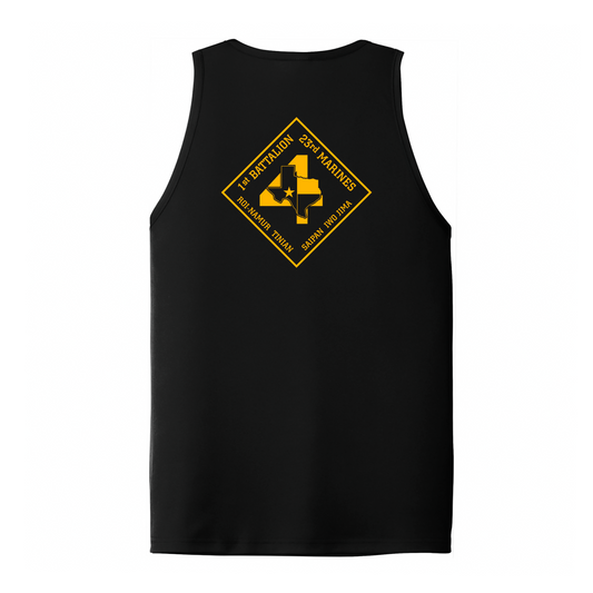 1st Battalion 23rd Marines Unit ¨Lone Star¨ DRIFIT Sleeveless, Tank, Sleeveless Hoodie