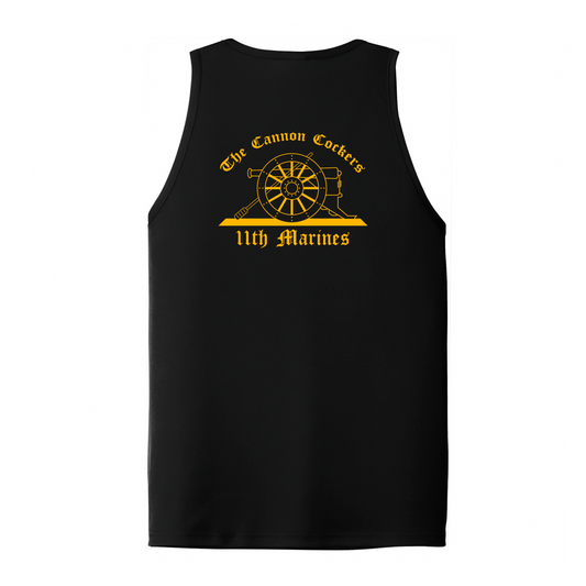 11th Marines Unit "The Cannon Cockers" DRIFIT Sleeveless, Tank, Sleeveless Hoodie