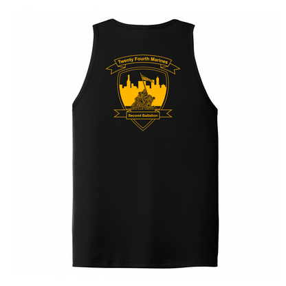 2nd Battalion 24th Marines ¨The Mad Ghosts¨ DRIFIT Sleeveless, Tank, Sleeveless Hoodie