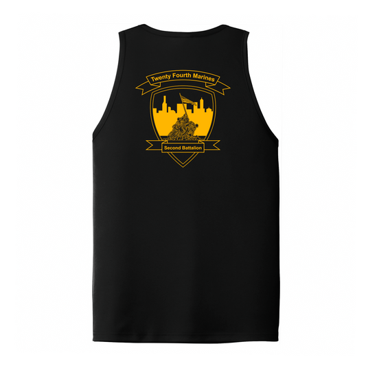 2nd Battalion 24th Marines ¨The Mad Ghosts¨ #1 DRIFIT Sleeveless, Tank, Sleeveless Hoodie