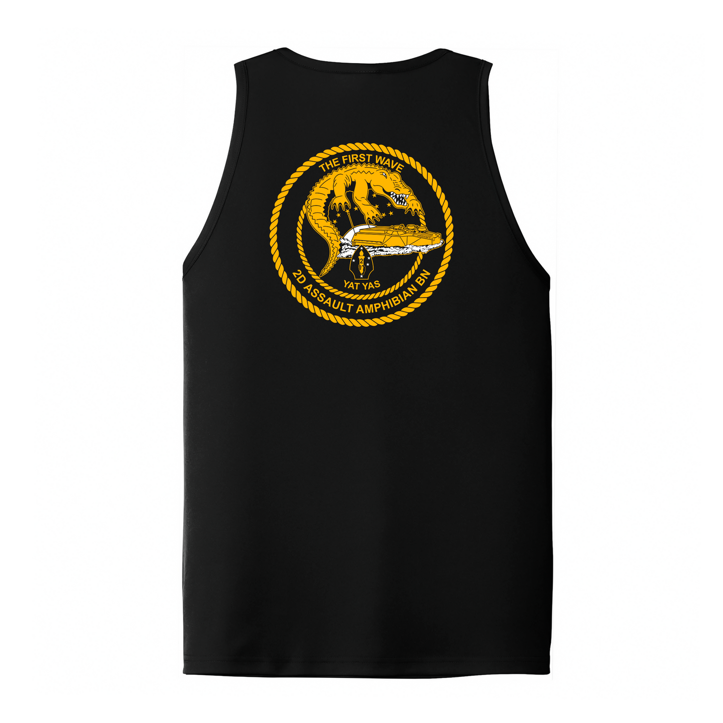 2nd Assault Amphibian Battalion "The First Wave" DRIFIT Sleeveless, Tank, Sleeveless Hoodie