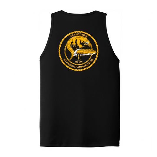 2nd Assault Amphibian Battalion "The First Wave" | DRIFIT Sleeveless, Tank, Sleeveless Hoodie