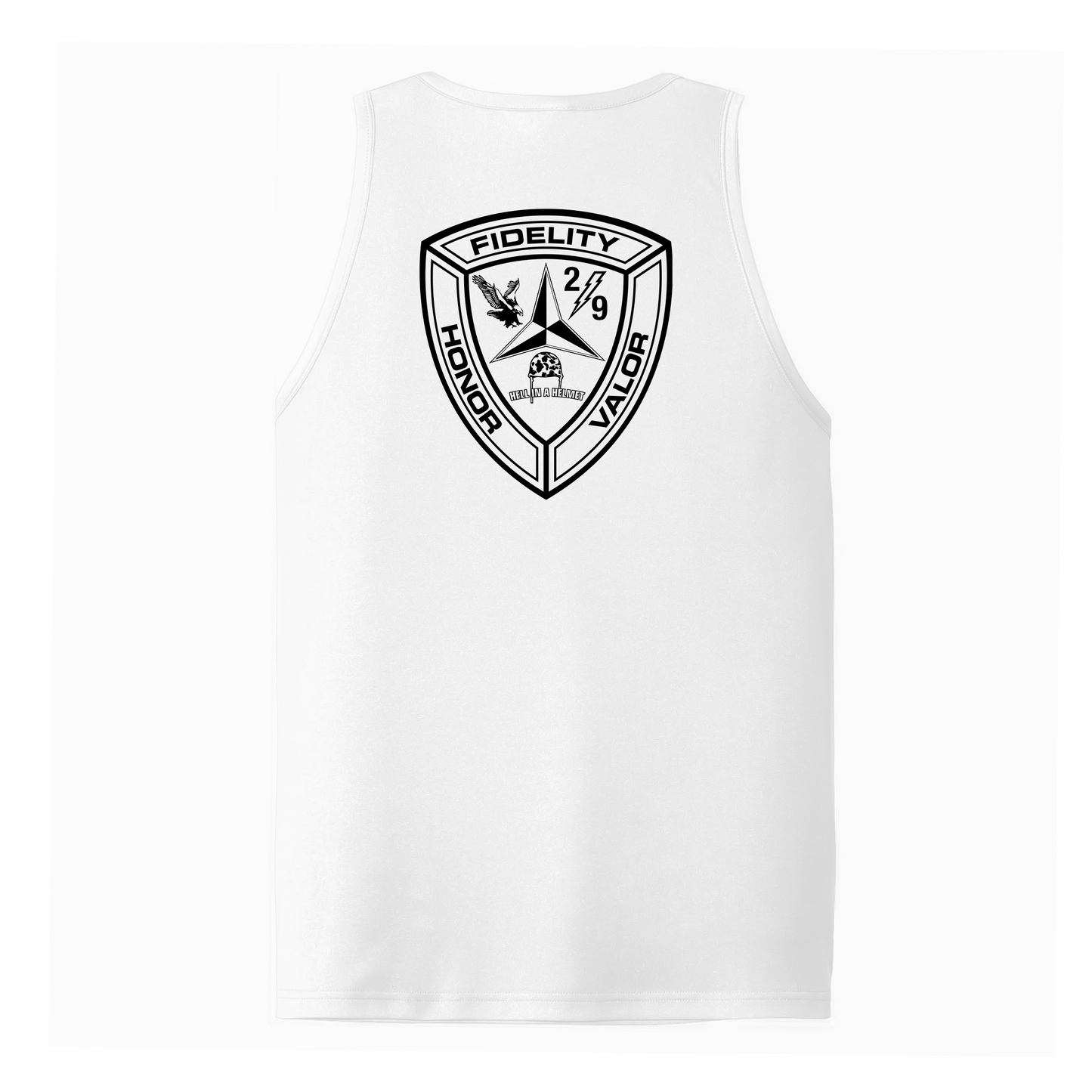 2nd Battalion 9th Marines Unit "Hell in a Helmet" DRIFIT Sleeveless, Tank, Sleeveless Hoodie