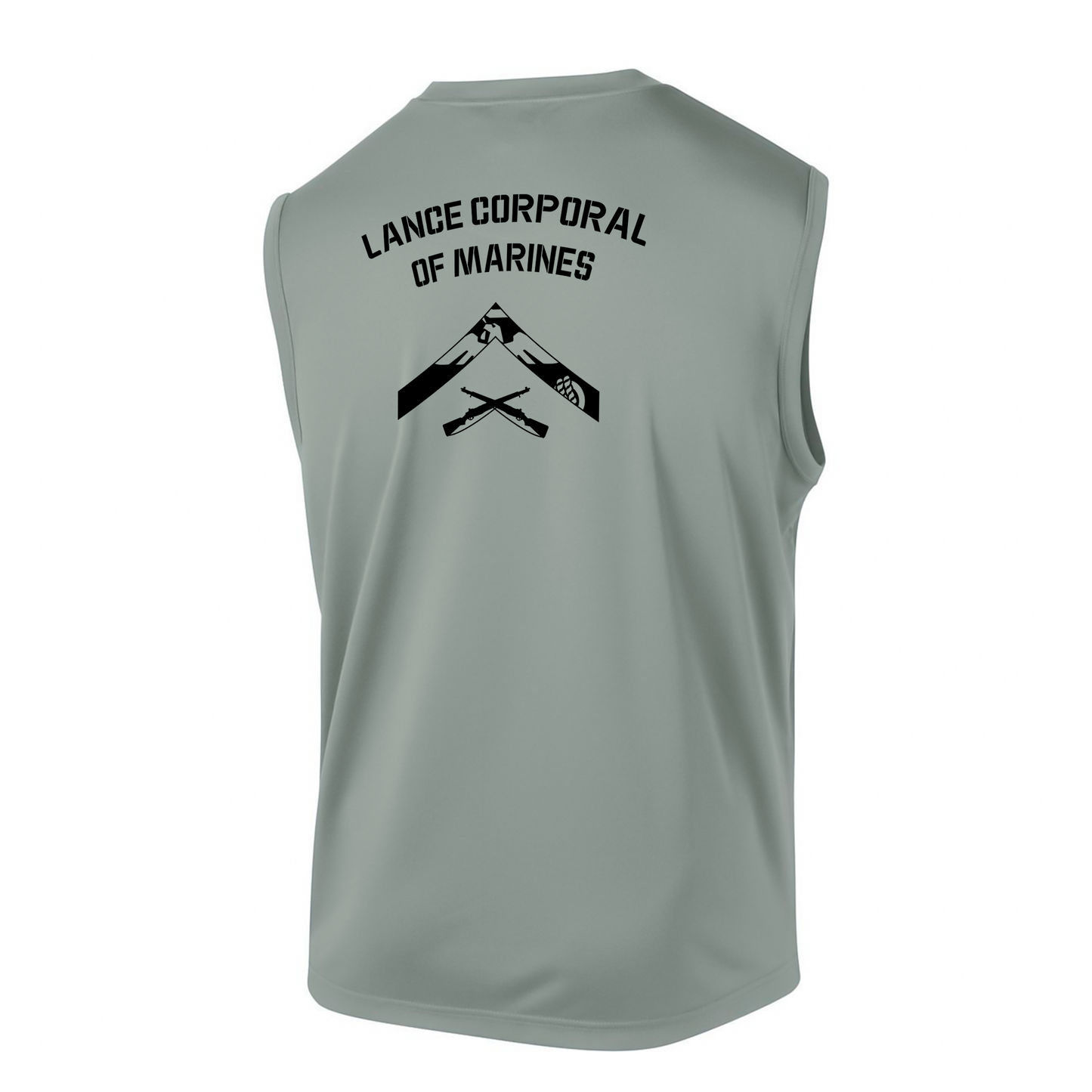 E3 Lance Corporal of Marines DRIFIT Sleeveless, Tank, Sleeveless Hoodie #1