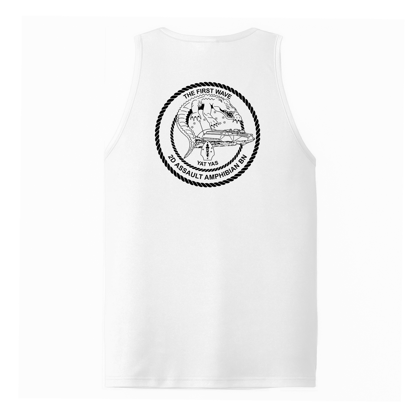 2nd Assault Amphibian Battalion "The First Wave" DRIFIT Sleeveless, Tank, Sleeveless Hoodie