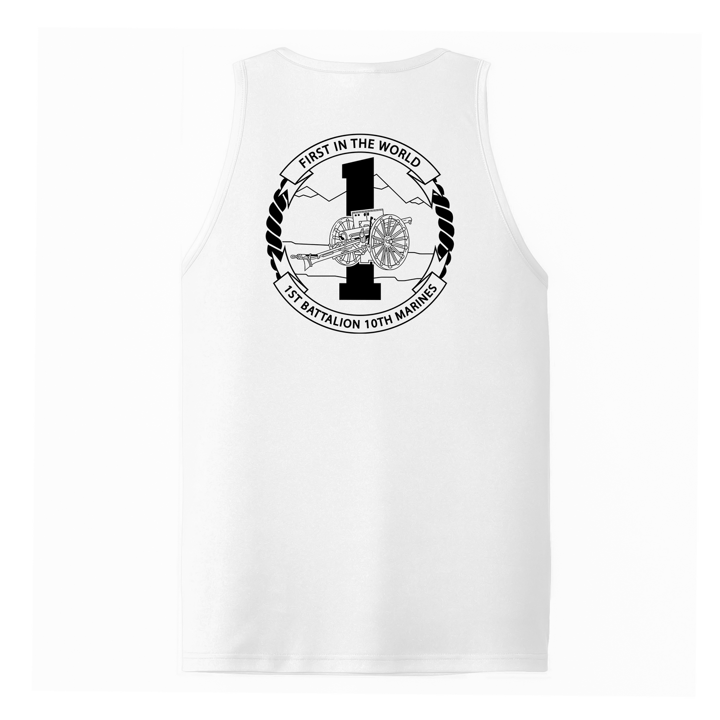 1st Battalion 10th Marines Unit "Nightmare" DRIFIT Sleeveless, Tank, Sleeveless Hoodie