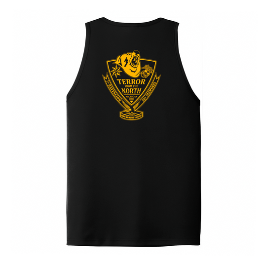 1st Battalion 24th Marines Unit "The Terror from the North"  DRIFIT Sleeveless, Tank, Sleeveless Hoodie