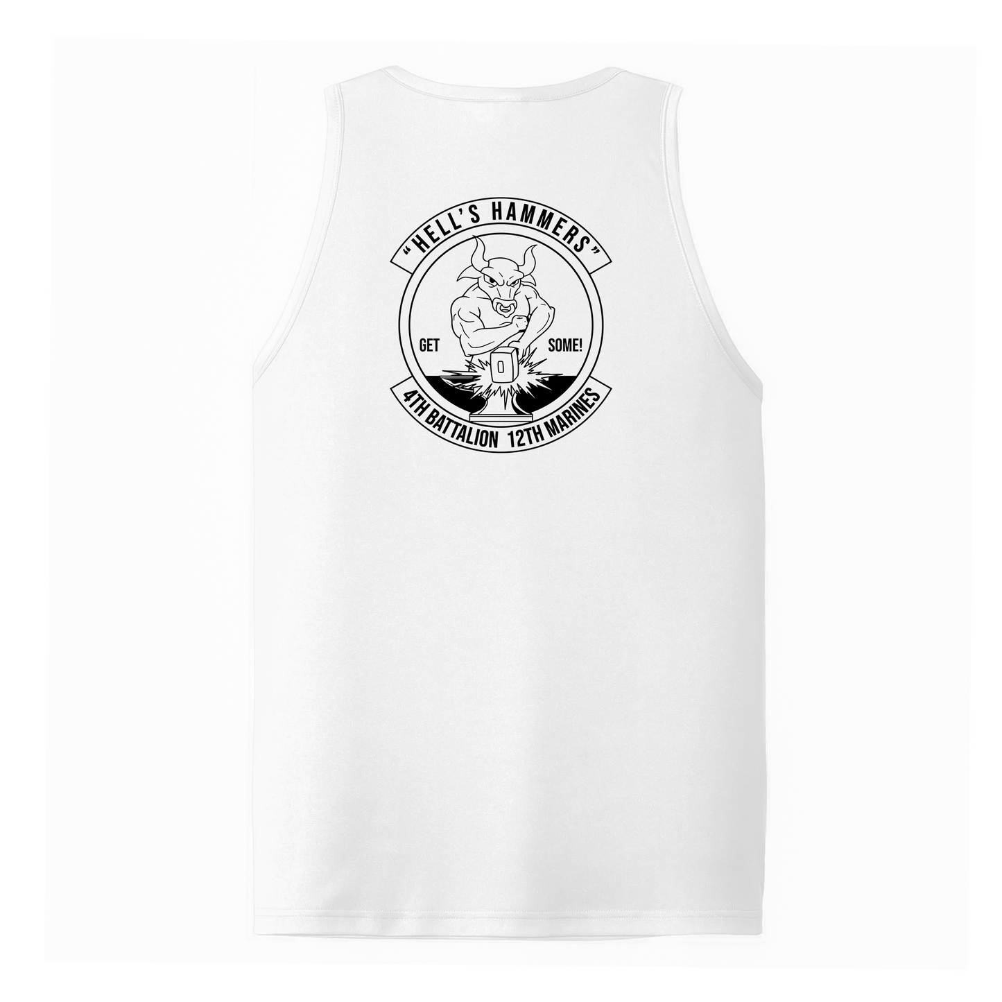 4th Battalion 12th Marines Unit ¨Hells Hammers¨ DRIFIT Sleeveless, Tank, Sleeveless Hoodie