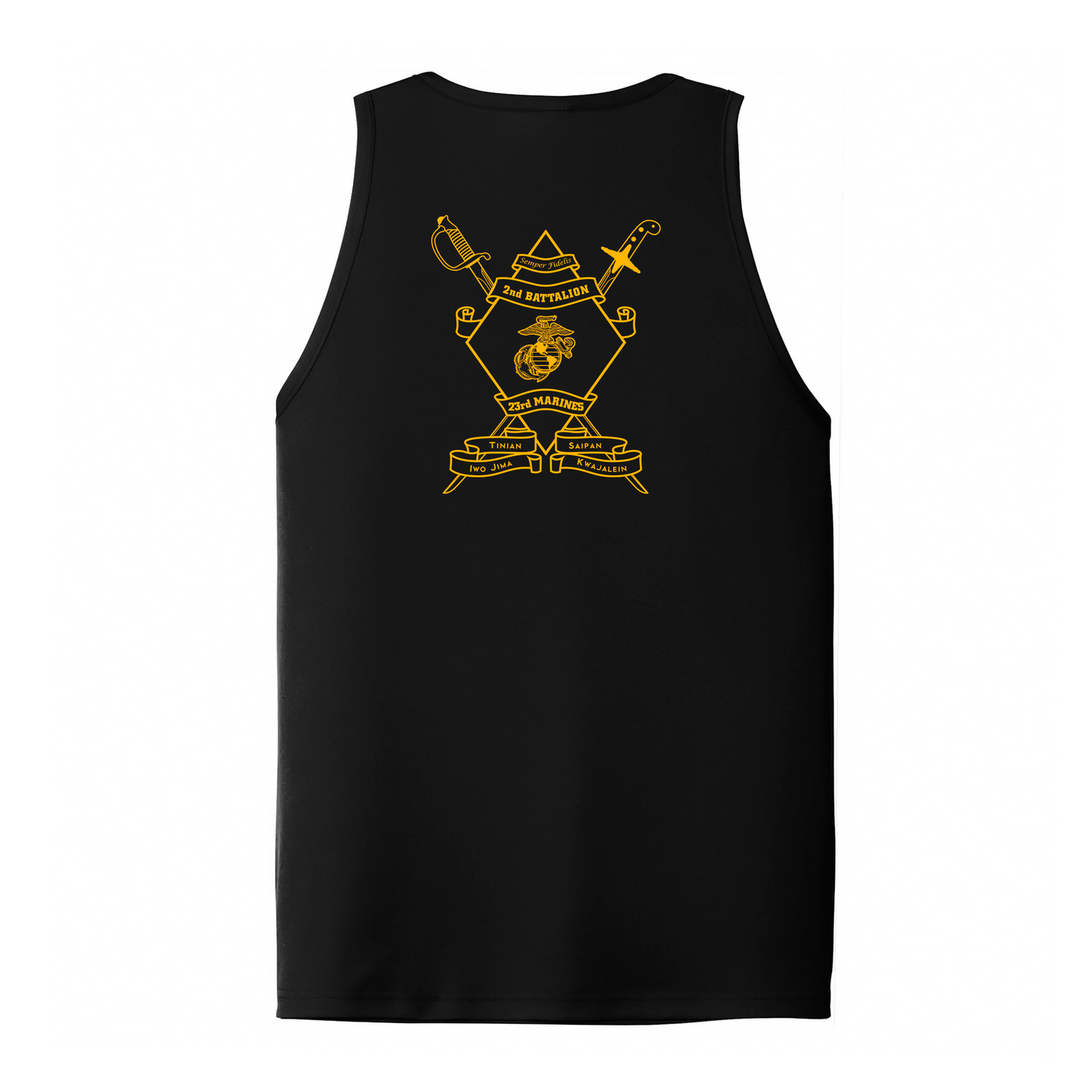 2nd Battalion 23rd Marines Unit "Prepared and Professional" #2 DRIFIT Sleeveless, Tank, Sleeveless Hoodie