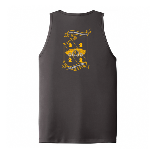 4th Light Armored Reconnaissance Battalion "Iron Horse Marines " DRIFIT Sleeveless, Tank, Sleeveless Hoodie