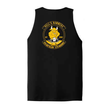 4th Battalion 12th Marines Unit ¨Hells Hammers¨ DRIFIT Sleeveless, Tank, Sleeveless Hoodie