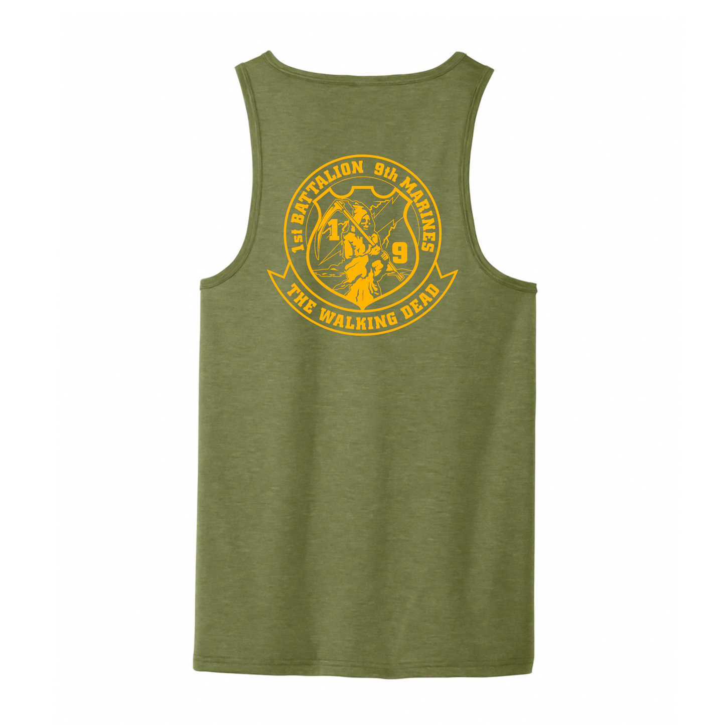 1st Battalion 9th Marines Unit "The Walking Dead" DRIFIT Sleeveless, Tank, Sleeveless Hoodie