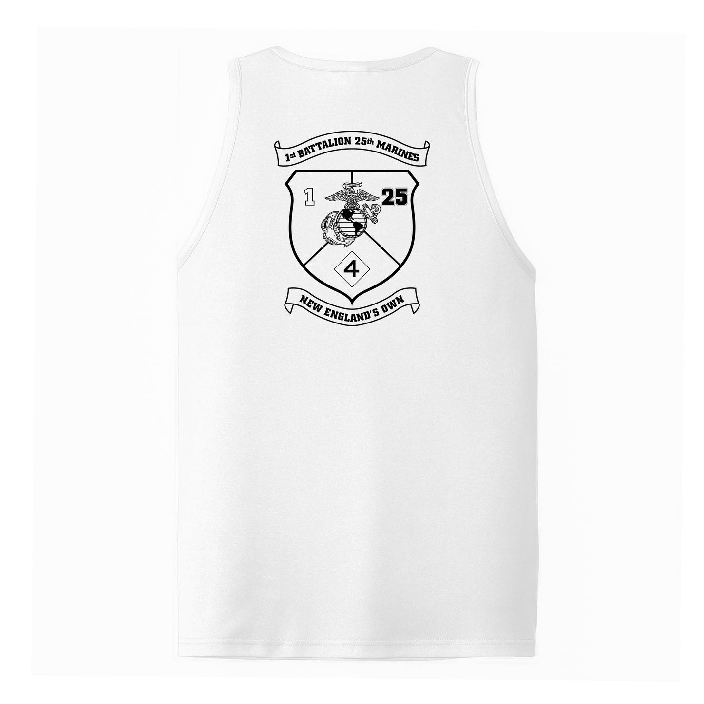 1st Battalion 25th Marines Unit "New England's Own" DRIFIT Sleeveless, Tank, Sleeveless Hoodie