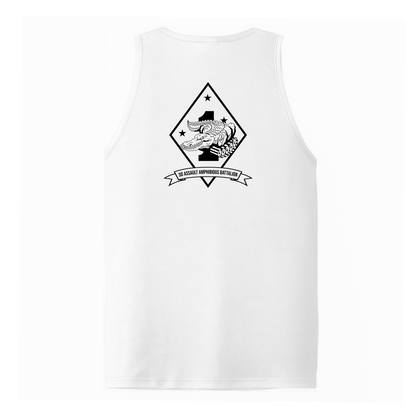 3rd Assault Amphibian Battalion "3rd Tracks" DRIFIT Sleeveless, Tank, Sleeveless Hoodie