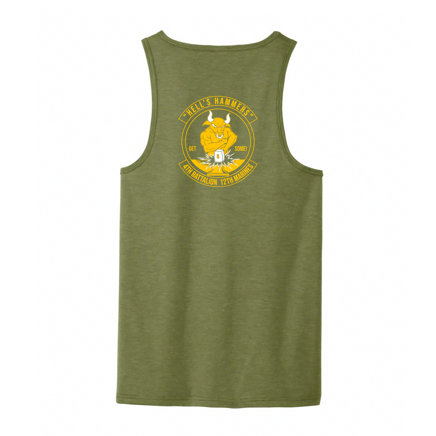 4th Battalion 12th Marines Unit ¨Hells Hammers¨ DRIFIT Sleeveless, Tank, Sleeveless Hoodie