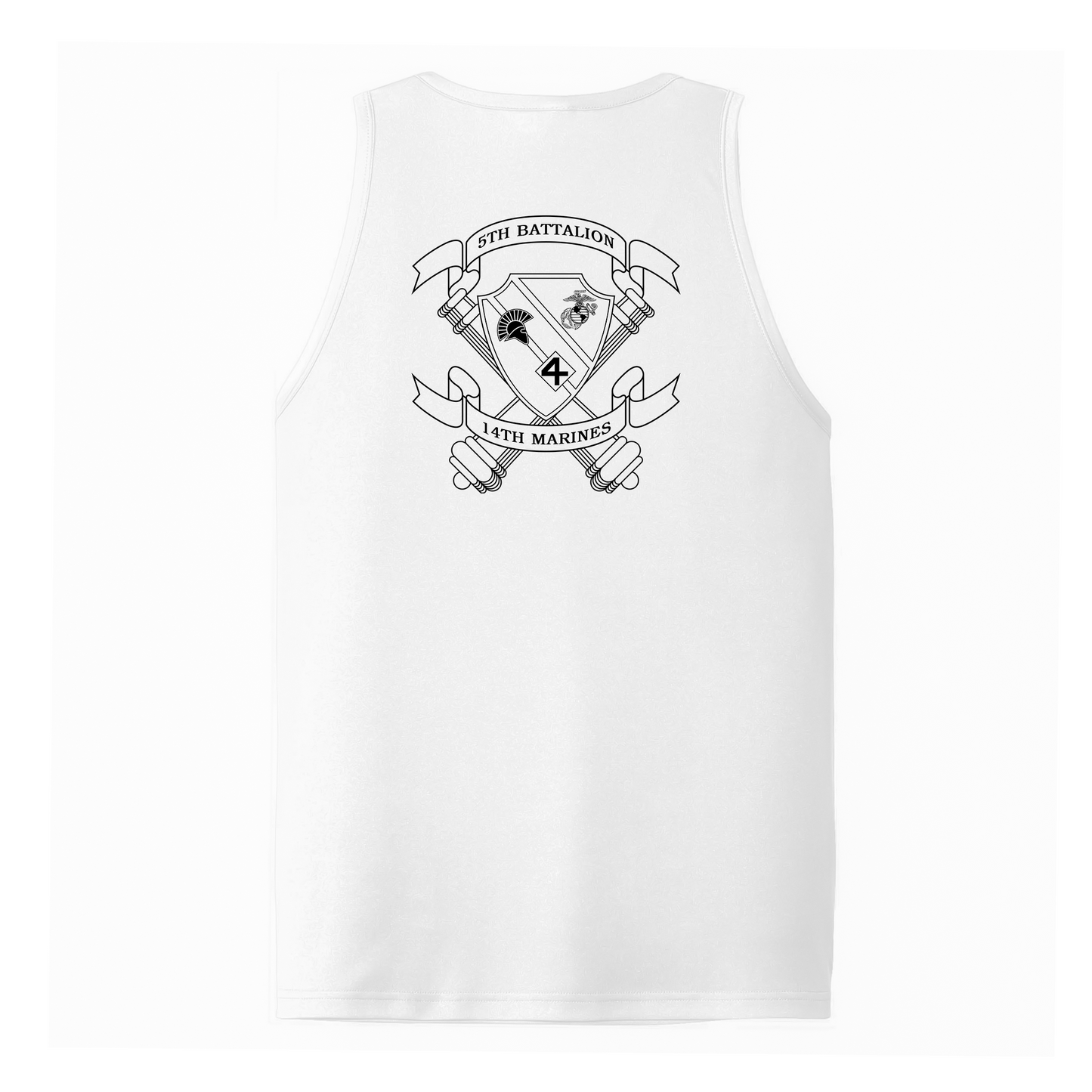 5th Battalion 14th Marines Unit "Sharphunter" DRIFIT Sleeveless, Tank, Sleeveless Hoodie