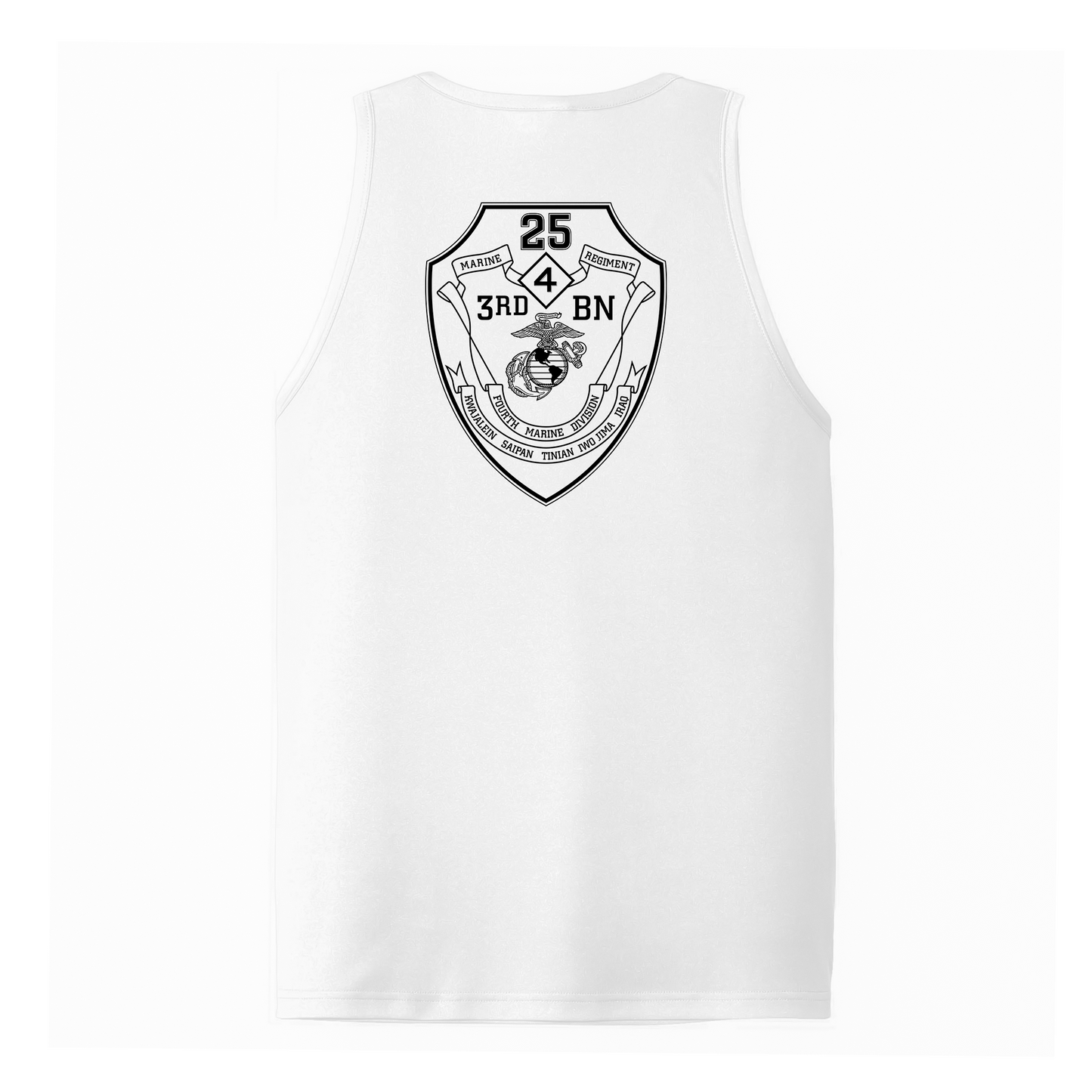 3rd Battalion 25th Marines Unit "Cold Steel Warriors" DRIFIT Sleeveless, Tank, Sleeveless Hoodie