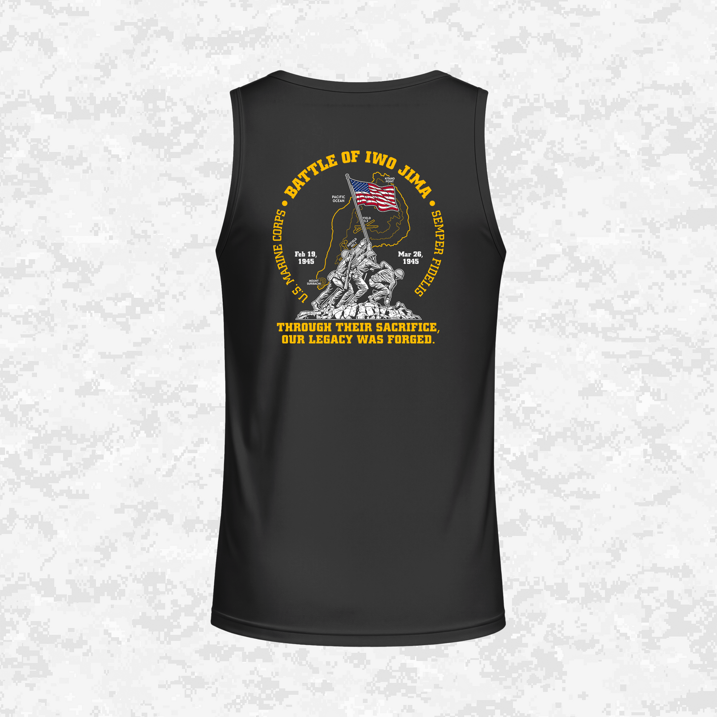 Iwo Jima | Forged Legacy | DRIFIT Sleeveless, Tank, Sleeveless Hoodie