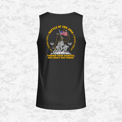 Iwo Jima | Forged Legacy | DRIFIT Sleeveless, Tank, Sleeveless Hoodie