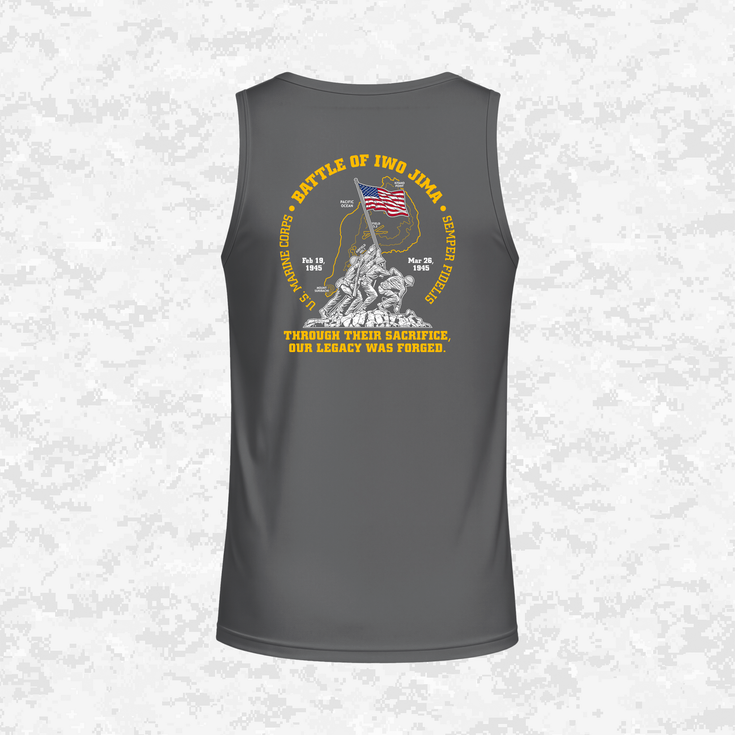 Iwo Jima | Forged Legacy | DRIFIT Sleeveless, Tank, Sleeveless Hoodie