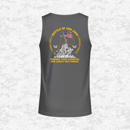 Iwo Jima | Forged Legacy | DRIFIT Sleeveless, Tank, Sleeveless Hoodie