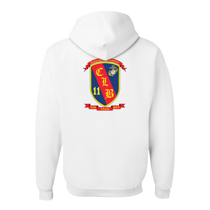 Combat Logistics Battalion 11, "CLB 11", Hoodie