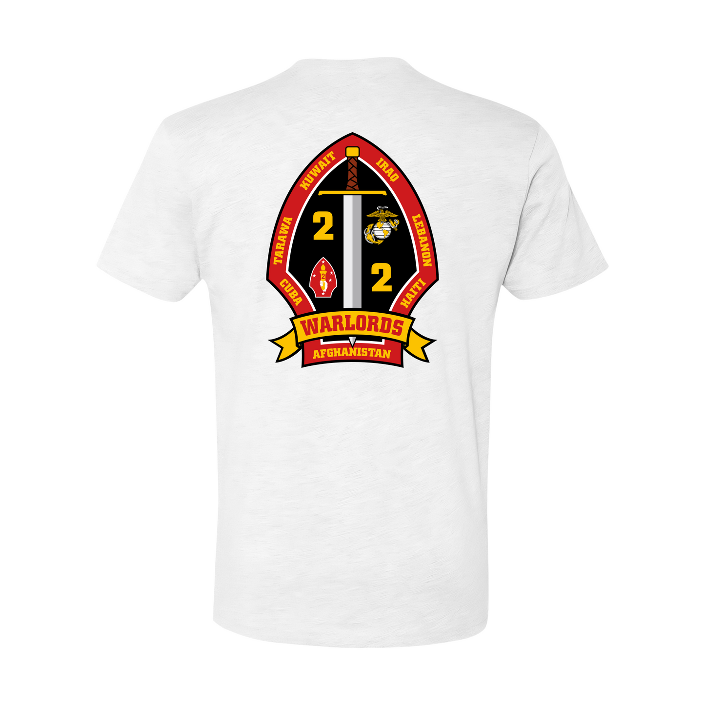 2nd Battalion 2nd Marines Unit "Warlords" Shirt #1