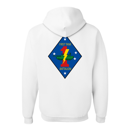 1st Tank Battalion Unit "1st tanks", USMC Hoodie