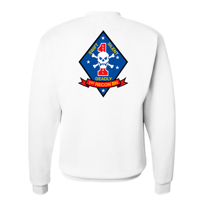 1st Reconnaissance Battalion Unit ¨Swift, Silent, Deadly¨ Sweatshirts