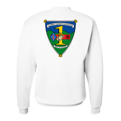 Combat Logistics Battalion 1 Unit “First in Support” Sweatshirts