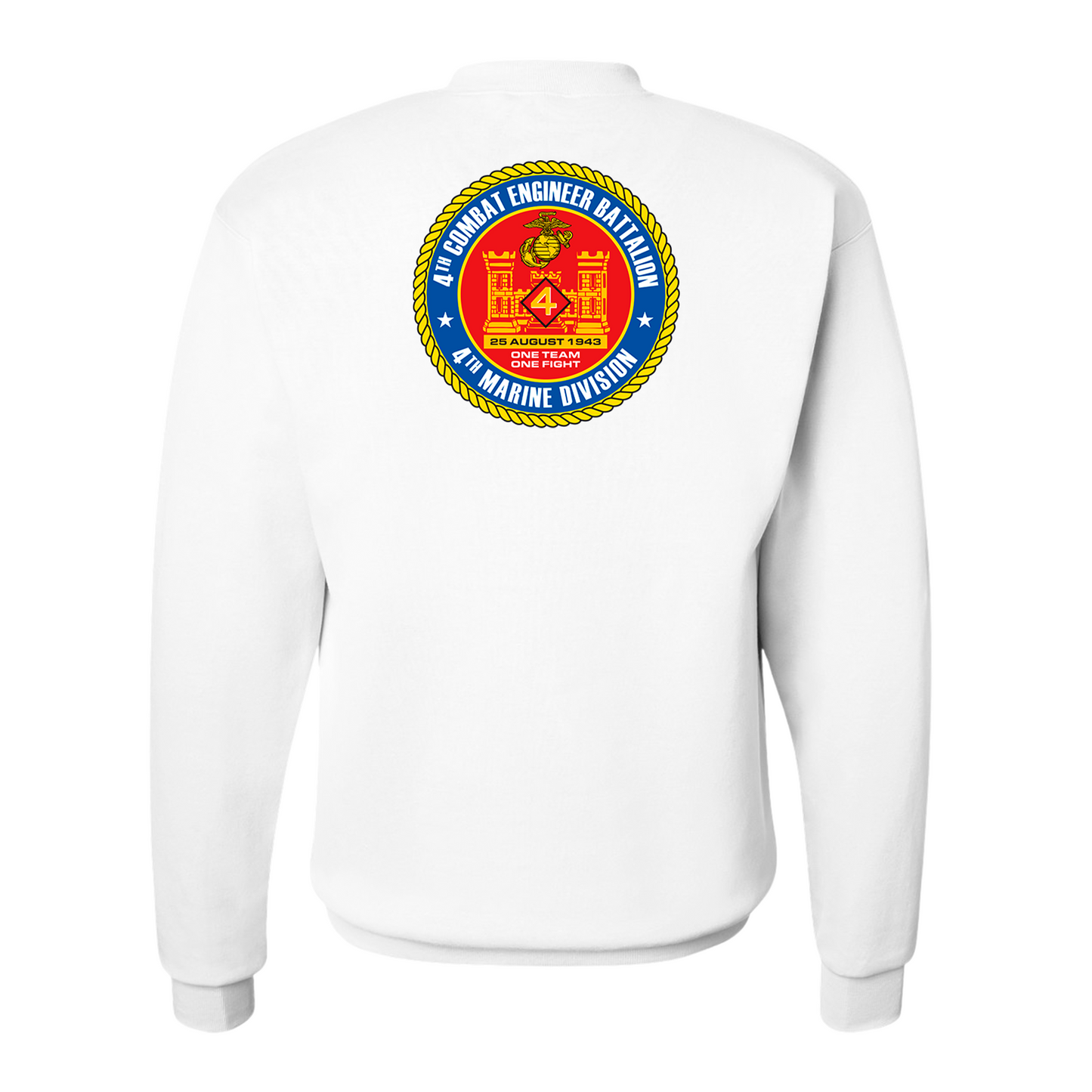 4th Combat Engineer Battalion Unit ¨One Team, One Fight¨ Sweatshirts #1