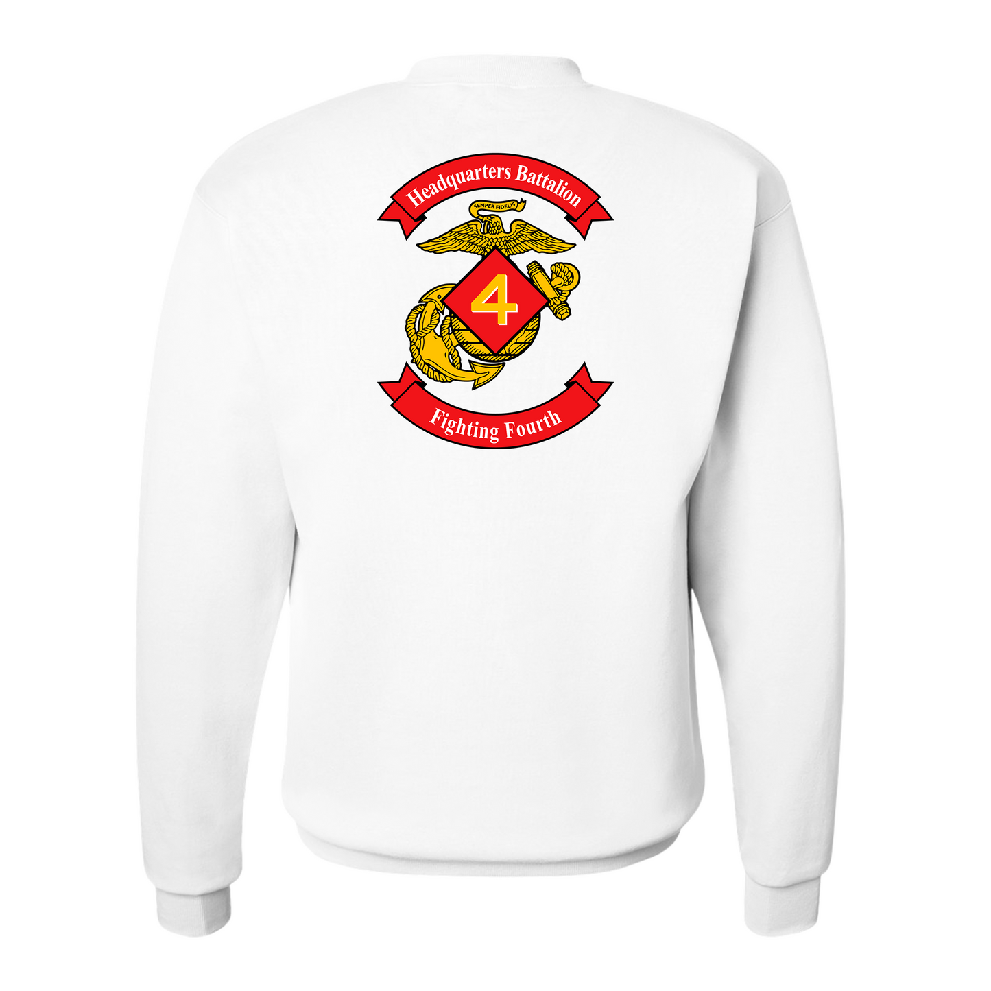 Headquarters Battalion 4th Marine Division Unit ¨Fighting Fourth¨ Sweatshirts