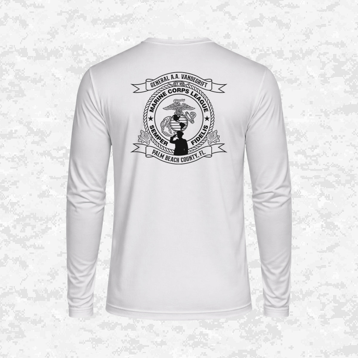 Marine Corps League | General A.A. Vandegrift Detachment #68 | DRIFIT Long sleeve, Hoodie