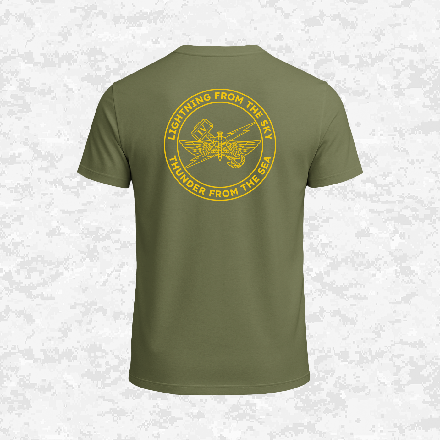 4th ANGLICO | Lightning From The Sky, Thunder From The Sea | T-shirt