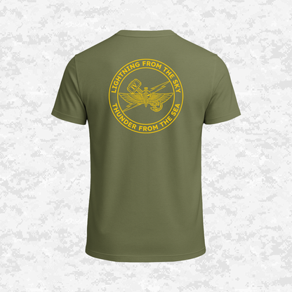 4th ANGLICO | Lightning From The Sky, Thunder From The Sea | T-shirt