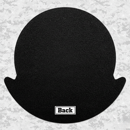 Leather Patch | 1st Battalion 9th Marines Unit "The Walking Dead" | Velcro Backed | Brown / Black