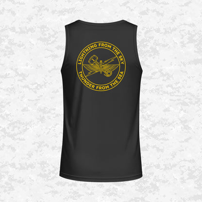 1st ANGLICO | Lightning From The Sky, Thunder From The Sea | DRIFIT Sleeveless, Tank, Sleeveless Hoodie