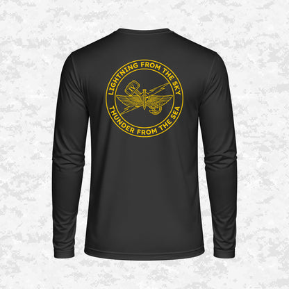4th ANGLICO | Lightning From The Sky, Thunder From The Sea | DRIFIT Long sleeve, Hoodie