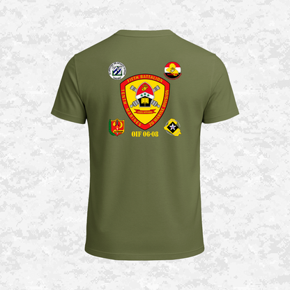 OIF 06-08 | Operation Iraqi Freedom 06-08 | 5th Battalion 10th Marines 2nd Marine Division | T-shirt