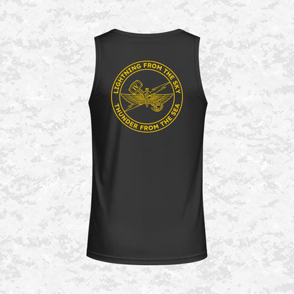 4th ANGLICO | Lightning From The Sky, Thunder From The Sea | DRIFIT Sleeveless, Tank, Sleeveless Hoodie