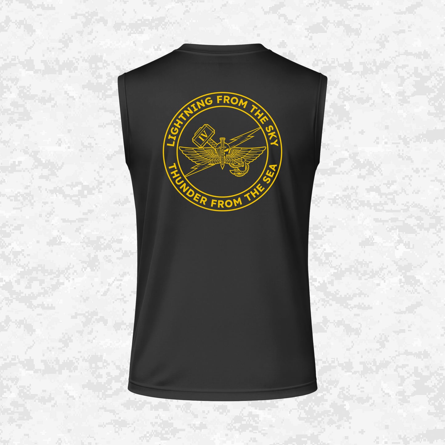 4th ANGLICO | Lightning From The Sky, Thunder From The Sea | DRIFIT Sleeveless, Tank, Sleeveless Hoodie