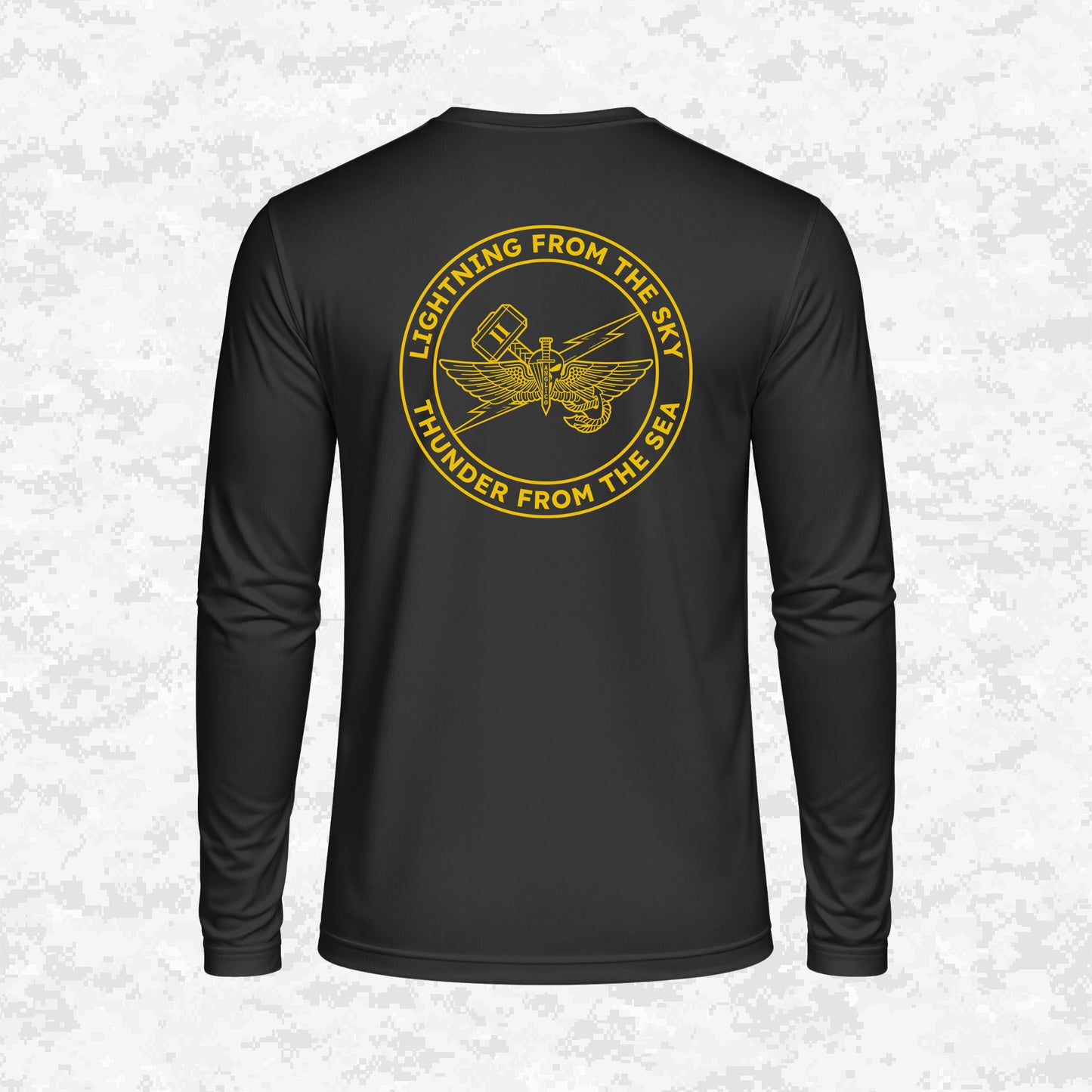 2nd ANGLICO | Lightning From The Sky, Thunder From The Sea | DRIFIT Long sleeve, Hoodie