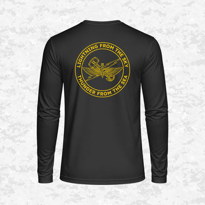 2nd ANGLICO | Lightning From The Sky, Thunder From The Sea | DRIFIT Long sleeve, Hoodie