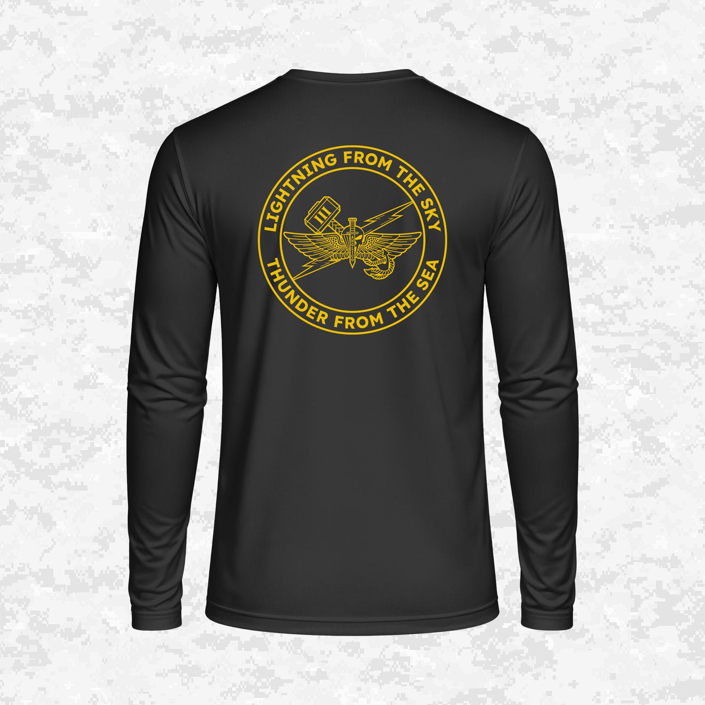 3rd ANGLICO | Lightning From The Sky, Thunder From The Sea | DRIFIT Long sleeve, Hoodie