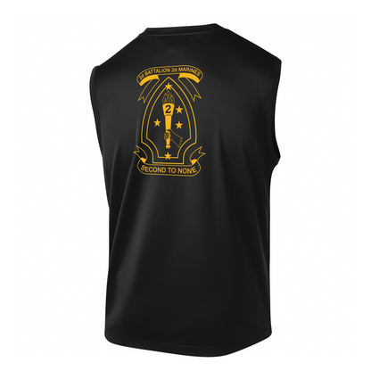 2nd Battalion 2nd Marines Unit "Warlords" #2 DRIFIT Sleeveless, Tank, Sleeveless Hoodie